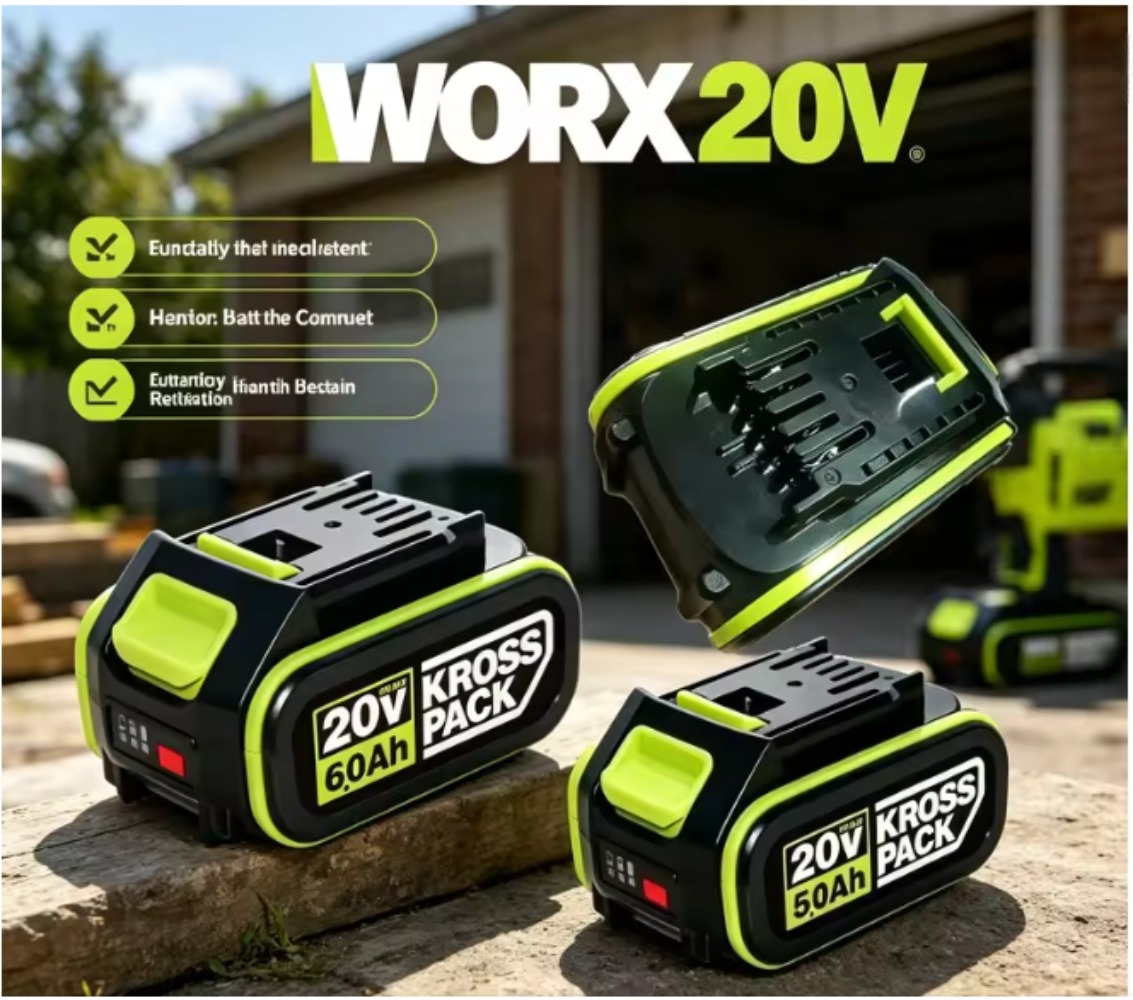 Bateria WORX 20V 4.0Ah PowerSh - Renewable Energy Project avaliação e preço